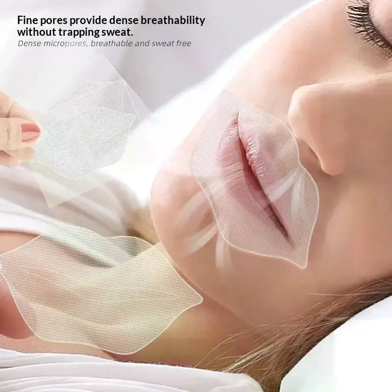 10Pcs Stop Snore Mouth Correction Sticker Tapes Anti Snoring Sleep Strips Sticker Gentle Less Mouth Seal Tape