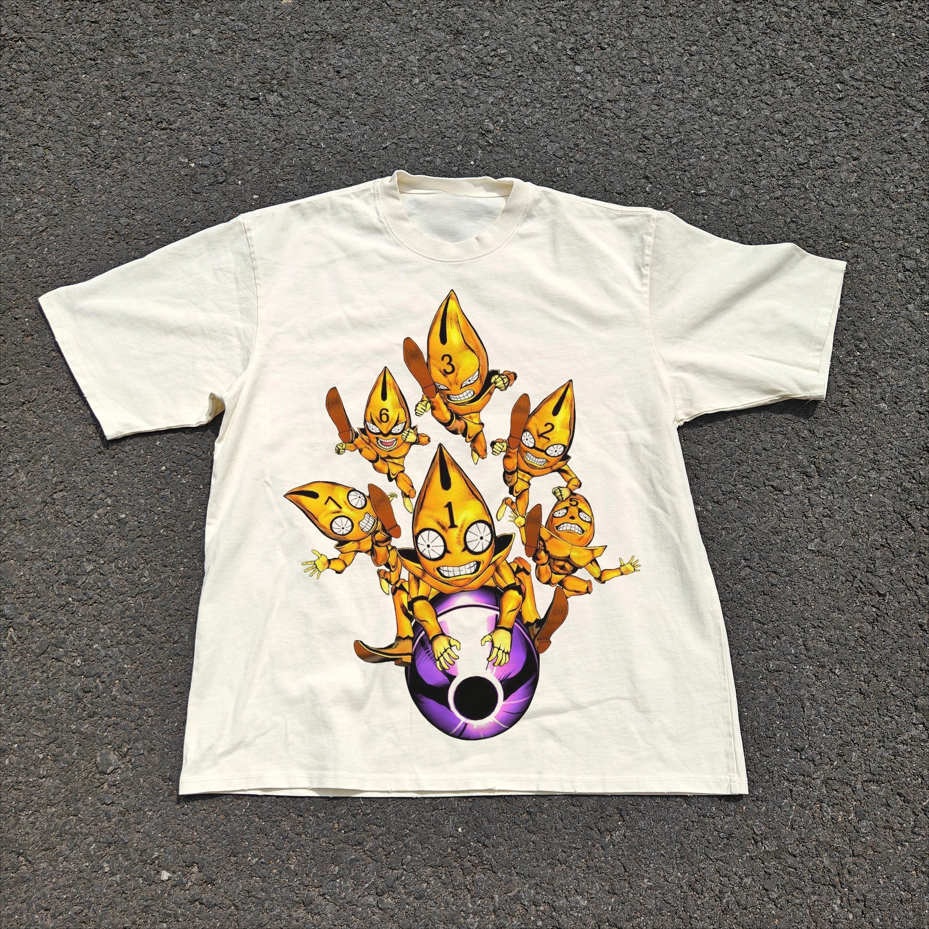 JoJo's Bizarre Adventure Stardust Crusaders Manga Panel Vintage Anime Graphic Tee Cotton Mens Womens T-Shirt Summer Streetwear