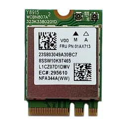 NFA344A QCNFA344A FRU 01AX713 M.2 AC WiFi Card Bluetooth 4.0 for 710S E470 E475 E570 E575 V310 YOGA-710 720 910