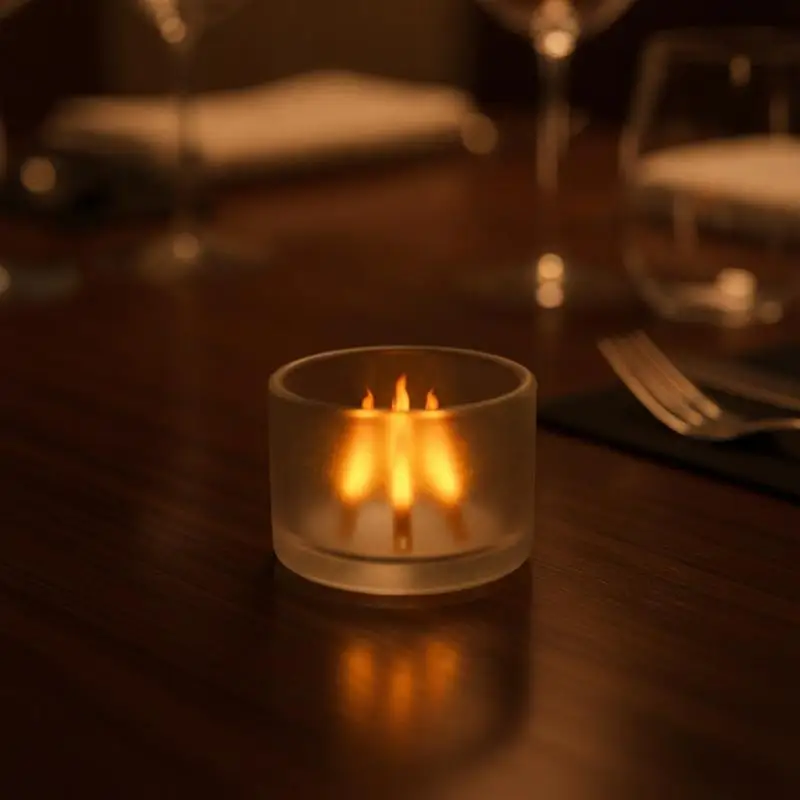 Hoyytu 1/5/10Pcs DIY LED Flickering Flame Edison Bulb Realistic Fire Flicker for Handmade Candle Lamp Party Decor