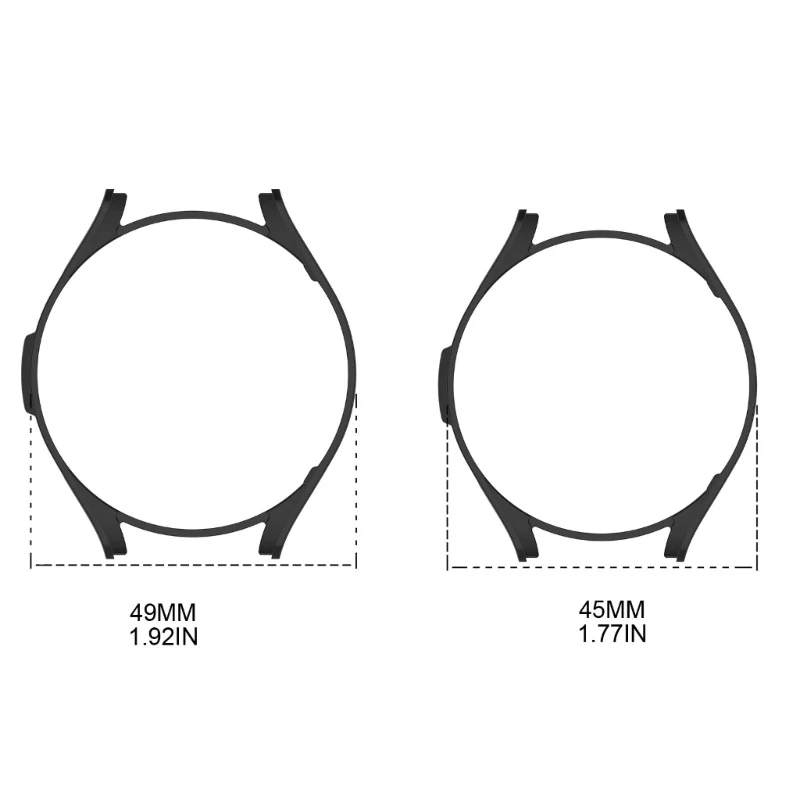 ฝาครอบป้องกันหน้าจอกรอบสำหรับ Samsung Galaxy WATCH 6 CLASSIC 43มม./47มม.