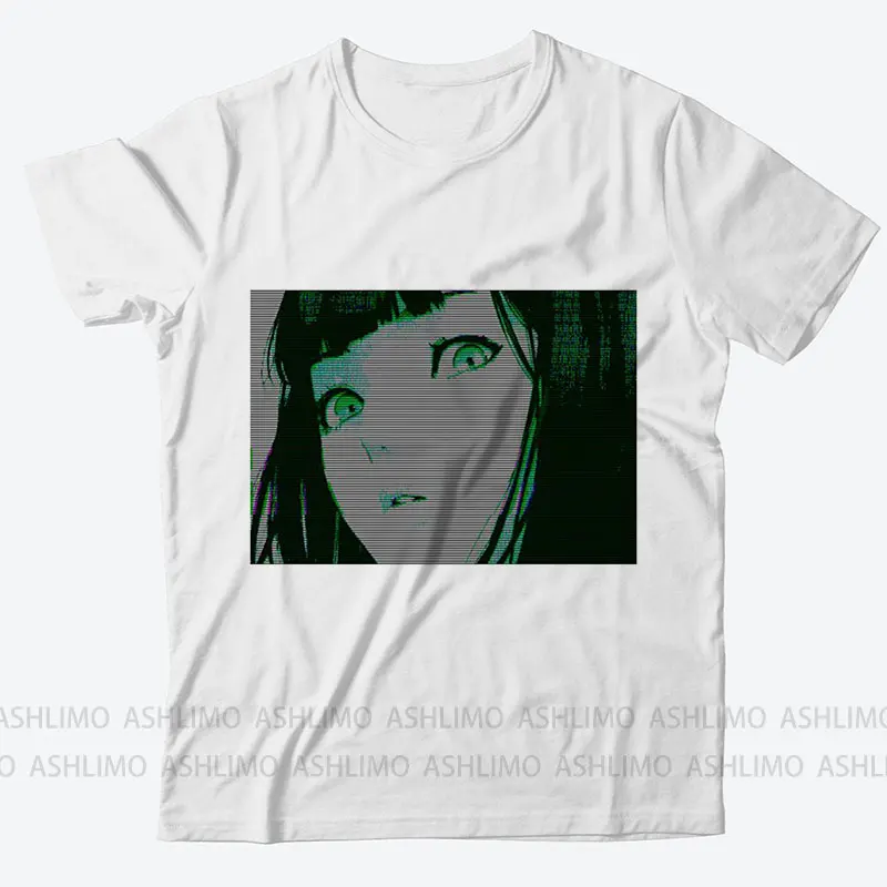 

Harajuku Women Shirt New Animes Graphic T Shirts Short Sleeves Casual Graphic Tee O-neck Summer White T Shirt Women 2024