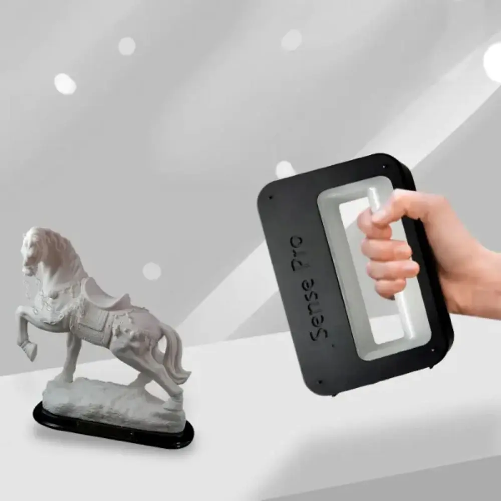 Pmax Sense Pro Tragbarer Handheld-Vollfarb-3D-Scanner 10 fps/s Multimode-Scanner Hochpräziser 0,1-mm-Scanner mit einer Taste