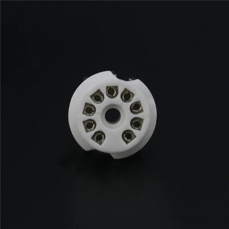 Promotion! 60PCS PCB 9Pin  B9A Vacuum Tube Socket Audio HIFI DIY Amps For 12AX7 12AU7 12AT7 ECC81 ECC82 ECC83 Silver-Plat