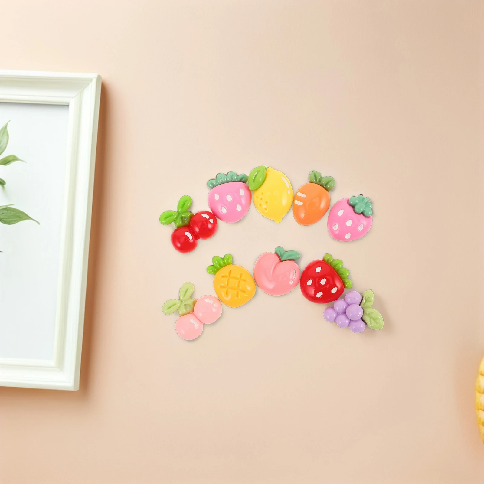 

10 шт., аксессуары с фруктами, имитация смолы, реалистичные подвески для рукоделия «сделай сам», для изготовления ювелирных изделий, украшение для чехла для телефона для скрапбукинга