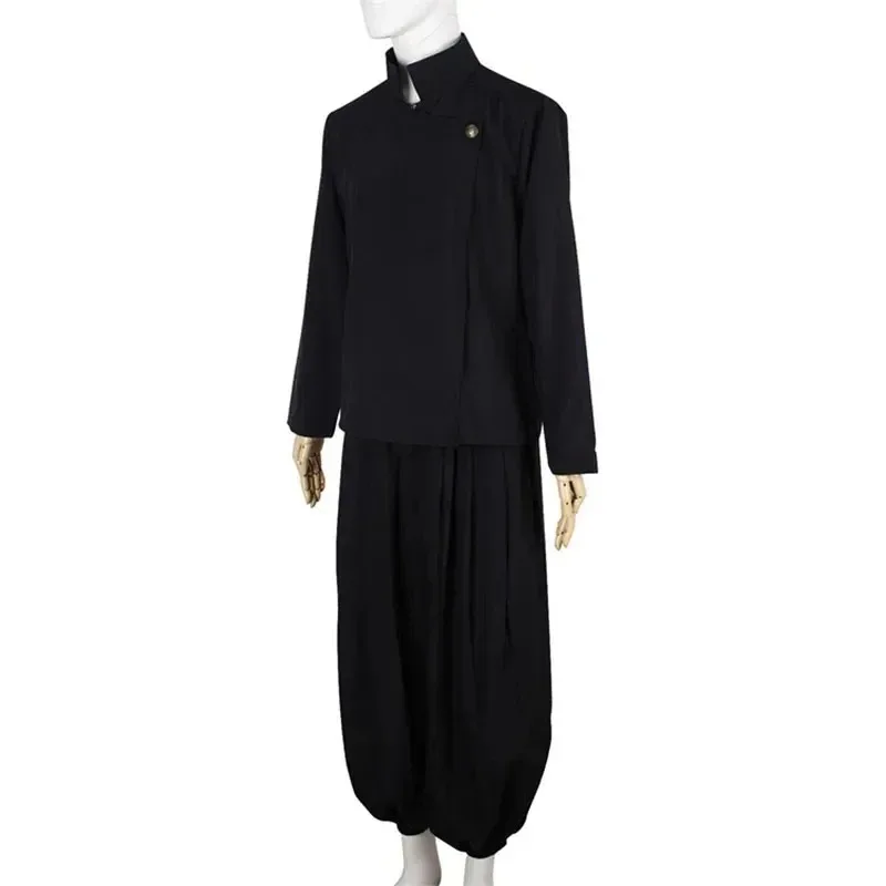 2025 ♥   Nuovo Anime Jujutsu Kaisen Geto Suguru Costume Cosplay Nero Uniforme scolastica Parrucca Vestito Halloween Costu ☆ ★