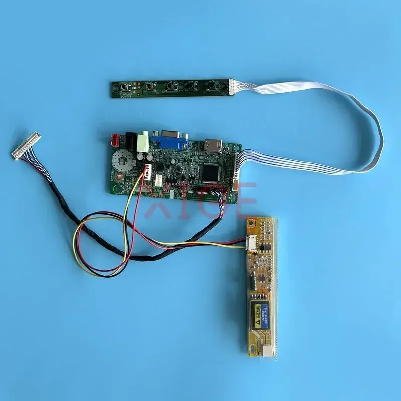 

LCD Screen Driver Controller Board Fit LTN133AT01-201 LTN133W1-L01 VGA LVDS 30Pin 1CCFL 1280*800 DIY Kit Monitor HDMI-Compatible