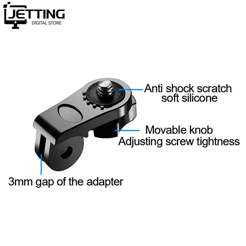 Mostek kamera Action Adapter do mocowania Xiaomi Yi 1/4 calowy otwór na śrubę do Mini kamery akcji HDR