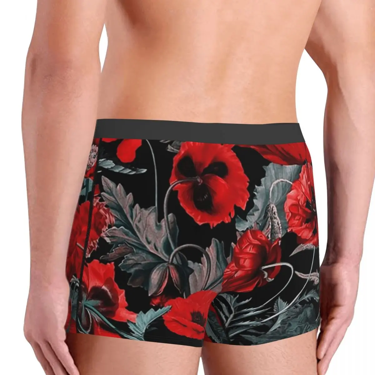 الملاكم السراويل السراويل الخشخاش جارد سراويل الذكور الملابس الداخلية الناعمة ل أوم رجل صديقها هدية