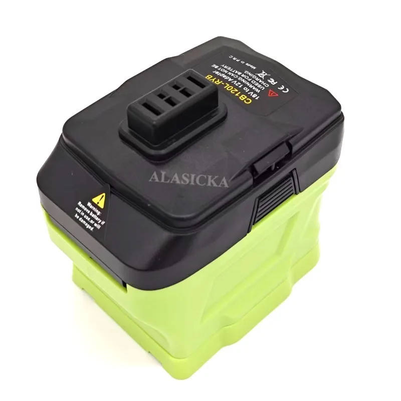 

CB120L-RYB Battery Adapter for Ryobi 18V Li-ion Batteries Compatible with For Ryobi 12V Li-ion Battery Cordless Power Tool Drill