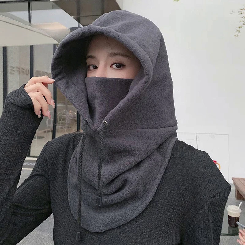 أفخم الصوف بالاكلافا قبعة الشتاء التزلج يندبروف قبعة رشاقته الدافئة في الهواء الطلق ركوب الدراجات قبعات للرجال النساء هود قبعة صغيرة