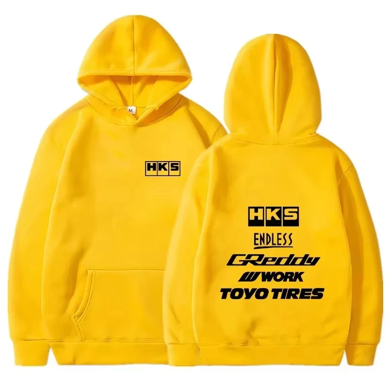 2026 Herren Mode Cooler Hoodie Japan JDM Modifiziertes Auto HKS ENDLESS Kapuzenpullover für Männer und Frauen Vintage Lässiger Sweatshirt Langarm-Pullover – Detail 11