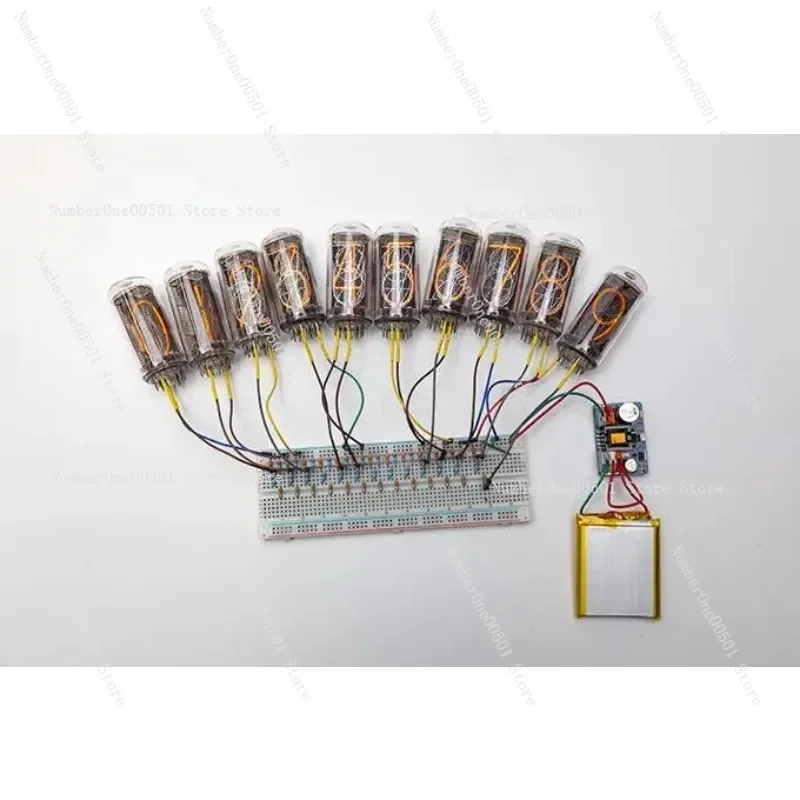 

Модуль повышения напряжения NCH6300HV для ламп Никси (Nixie Tube), для часов с лампами Никси, питание от литиевой батареи или USB 5В