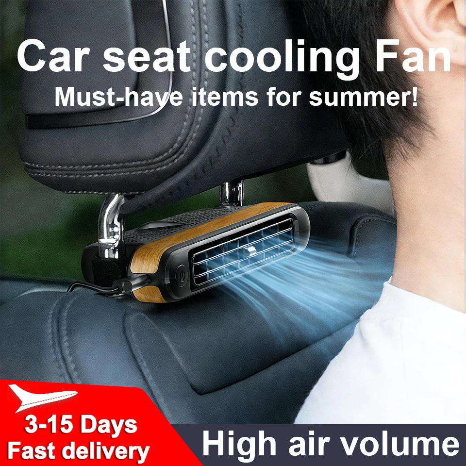 

Вентилятор для охлаждения автомобильных сидений, 3 скорости, регулируемый, для передних и задних сидений, подходит для всех автомобилей, грузовиков, фургонов, джипов.