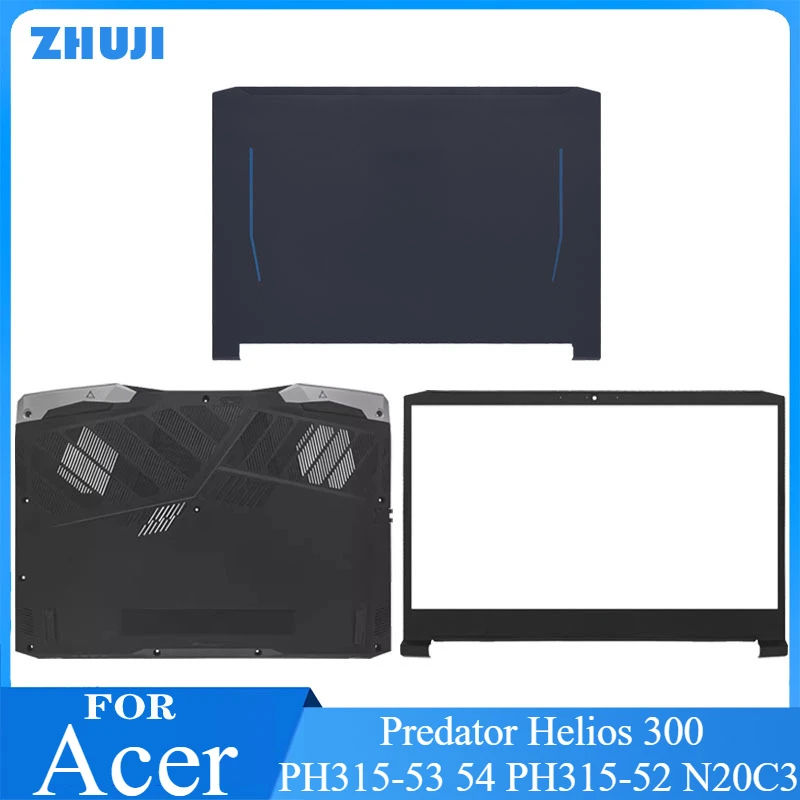 New Laptop Accessories Lcd Back Cover/Front Bezel/Palmres/Bottom For ACER Predator Helios 300 PH315-53 54 PH315-52 N20C3 15.6 in