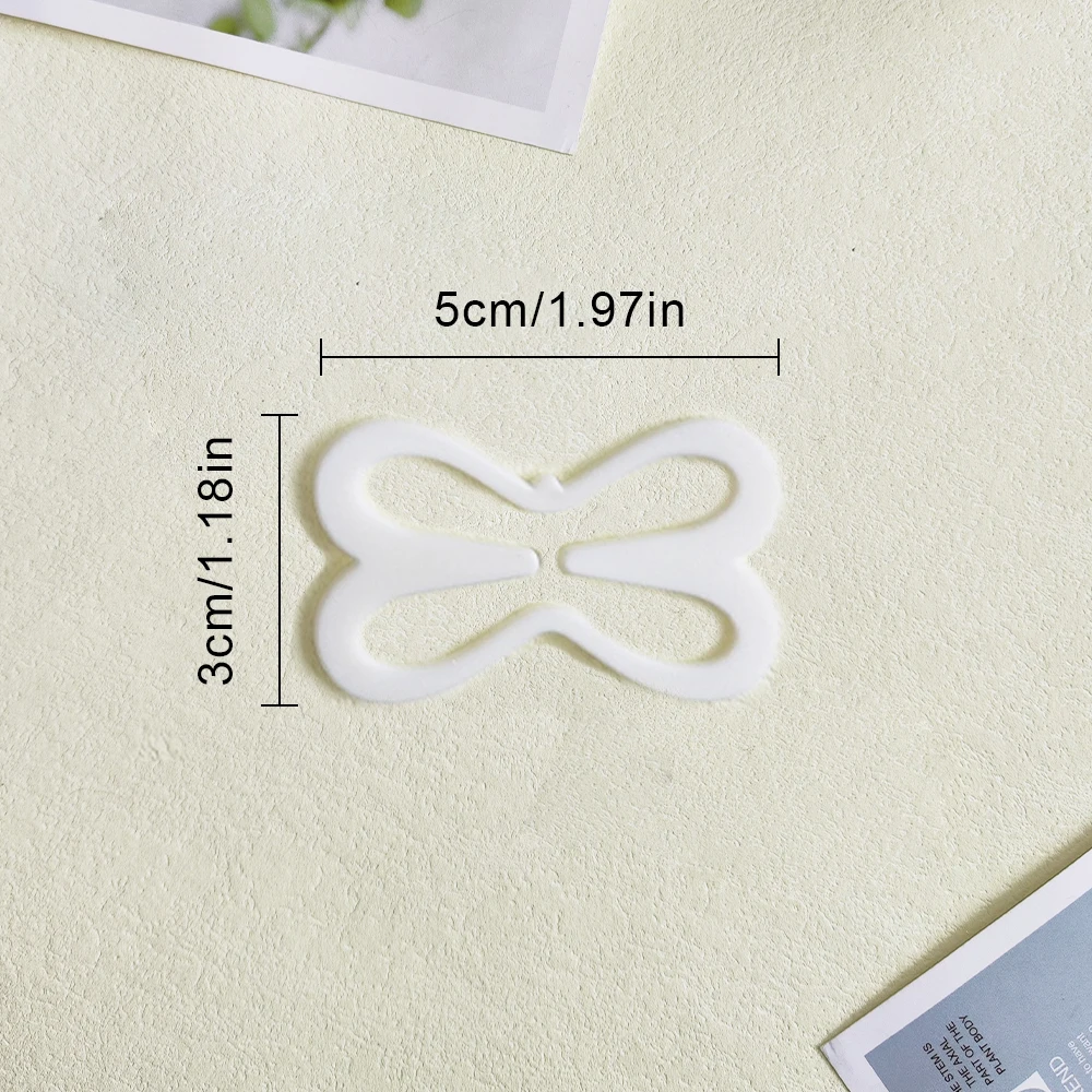 Multiple dragonfly shaped invisible underwear anti slip buckles, cross shoulder strap buckles, bra invisible buckles