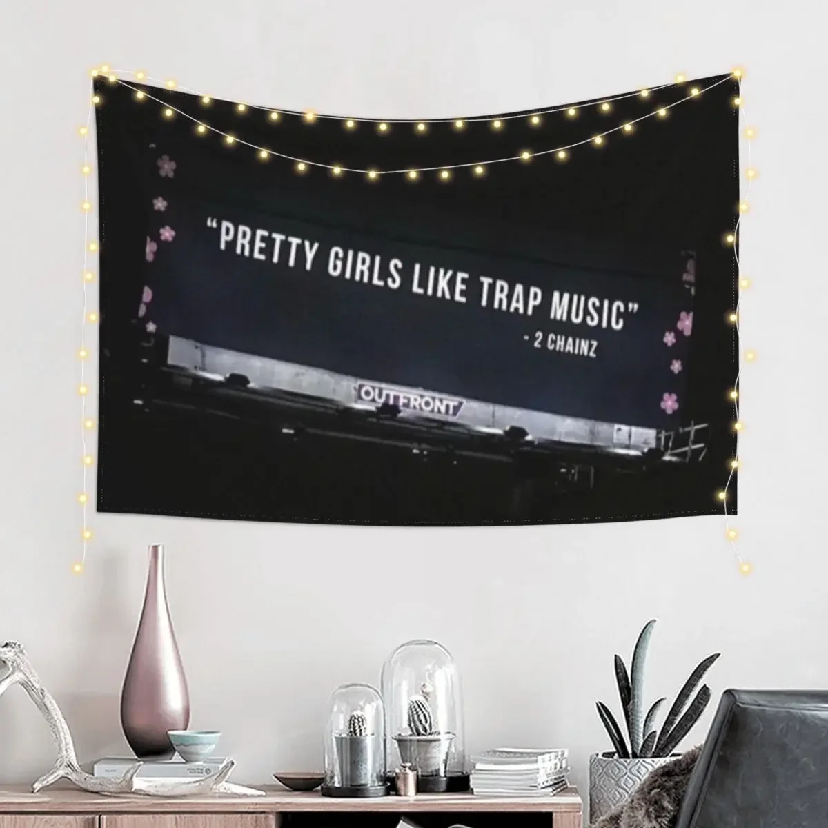 Pretty Girls Billboard Tapestry Decoration Aesthetic Aesthetic Room Decors Tapestry