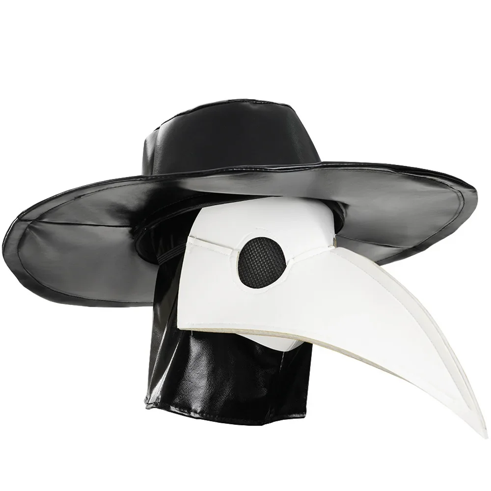 Adult Medieval Steampunk Style European and American Plague Doctor Costume Bird billed Crow Long billed Mask Halloween - view 4