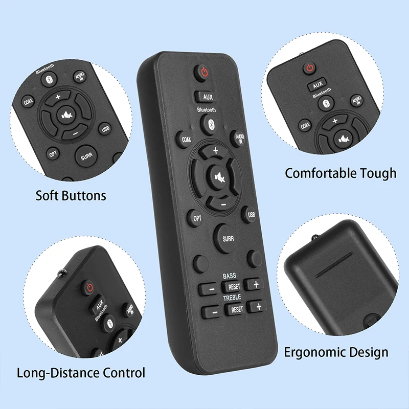 RT996580004176 Remote Control For Philips Soundbar HTL2101 HTL2101A HTL2102 HTL2105 HTL2109 HTL2151 HTL5120 HTL2111A HTL1190B