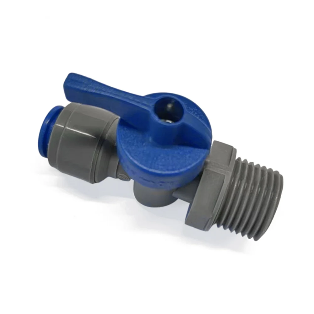 Kegland DUOTIGHT9.5MM/3/8X1/2INCH MALE BALL VALVE  plastic quick connect pipe hose Connector push-in fittings beer tube joints