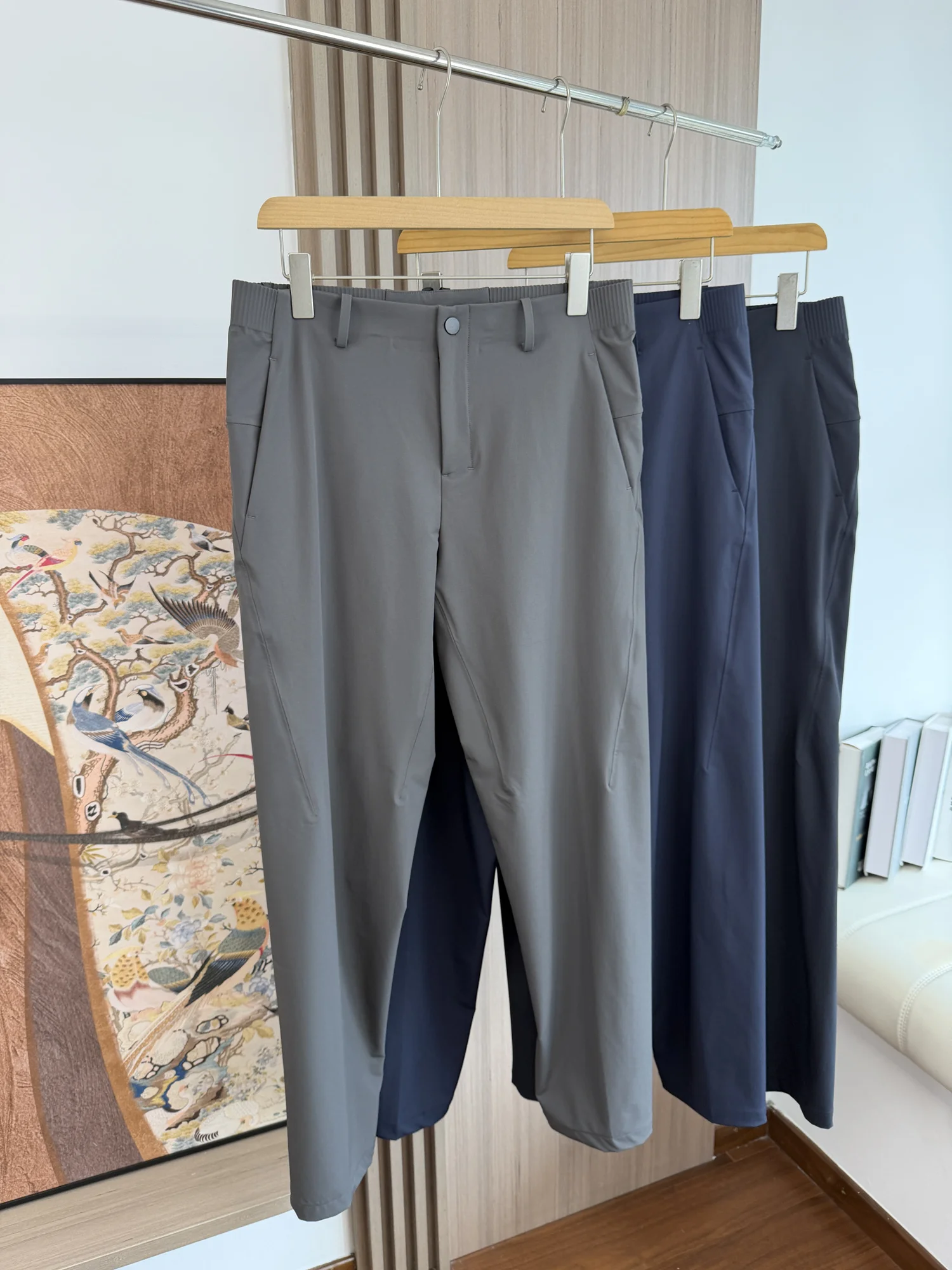 Lightweight 3D Tailored Sports Casual Pants Quick Dry Breathable Outdoor Men's Spring Summer Versatile Commuting Leisure Trou...