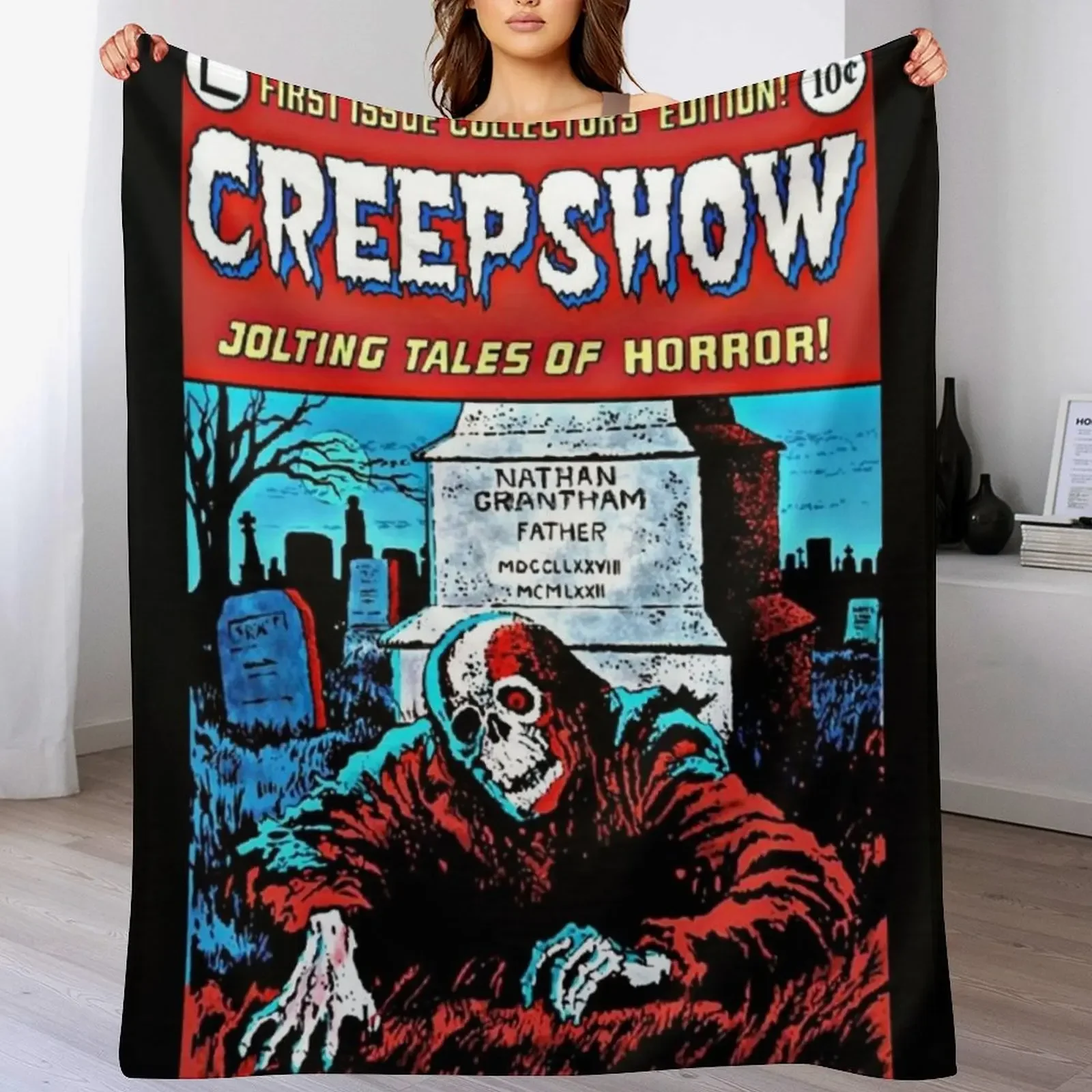 Creepshow Grave Throw Blanket Tourist Cute Plaid for winter for sofa Blankets