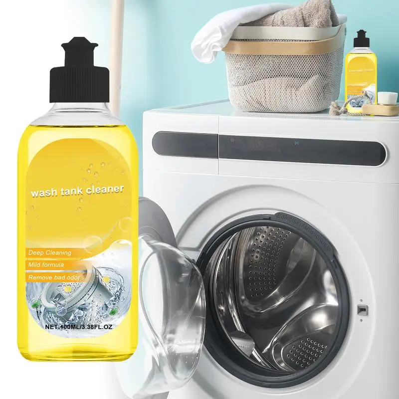 Eco-Friendly Washing Machine Cleaner Washer Cleaner Liquid Safe Deep Cleaning Liquid Washer Cleaner Deodorizer For Top Load