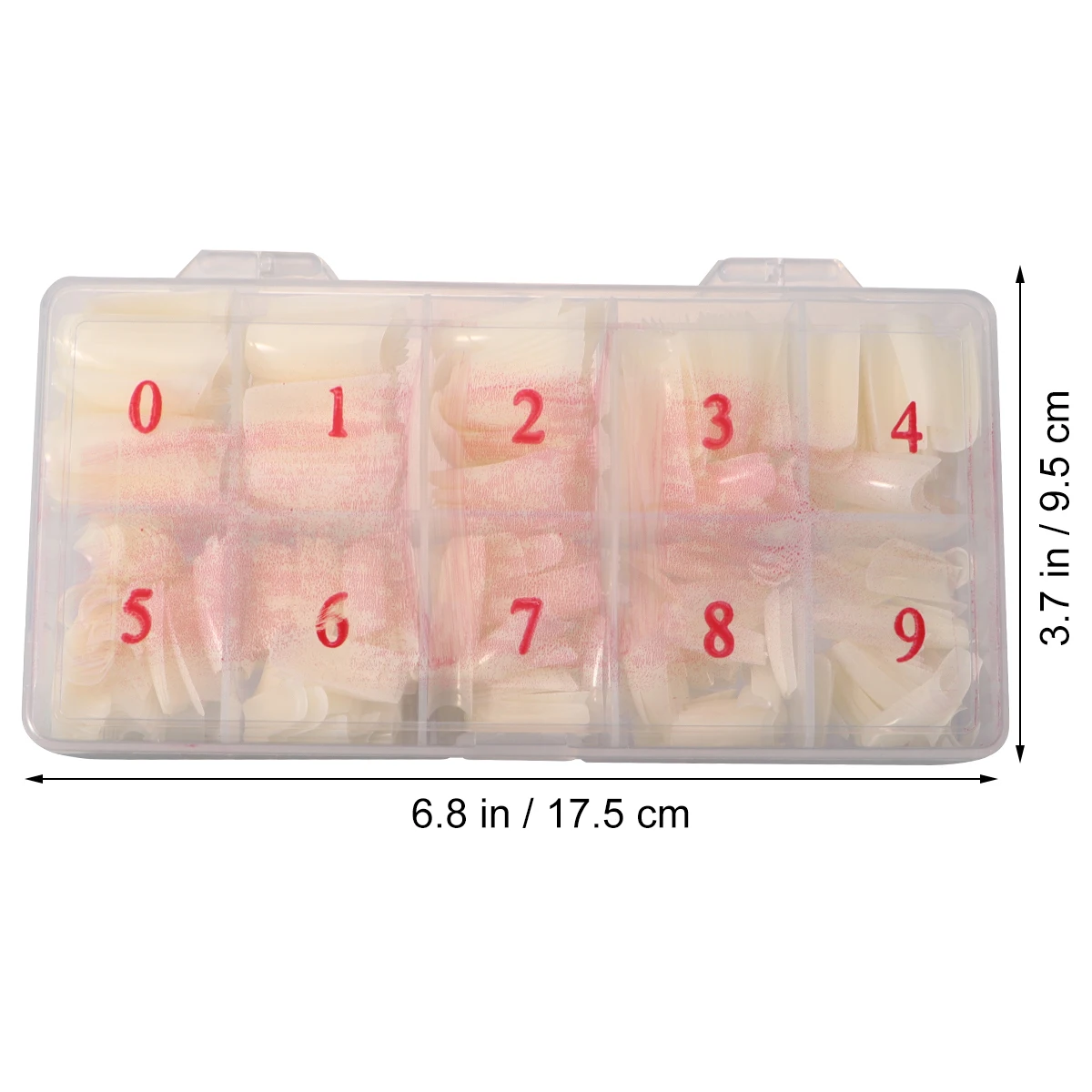 

Fake Nails Plain Simple DIY Artificial Nail Stickers for Party Christmas Birthday Holiday Nail Art Supplies