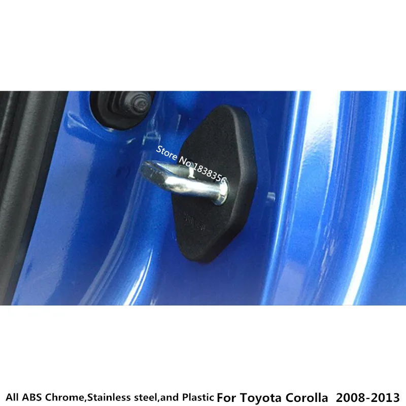 For Toyota Altis Corolla 2008 2009 2010 2011 2012 2013 Car Interior Anti Rust Water Proof Door Lock Key Keys Buckle Cover Frame