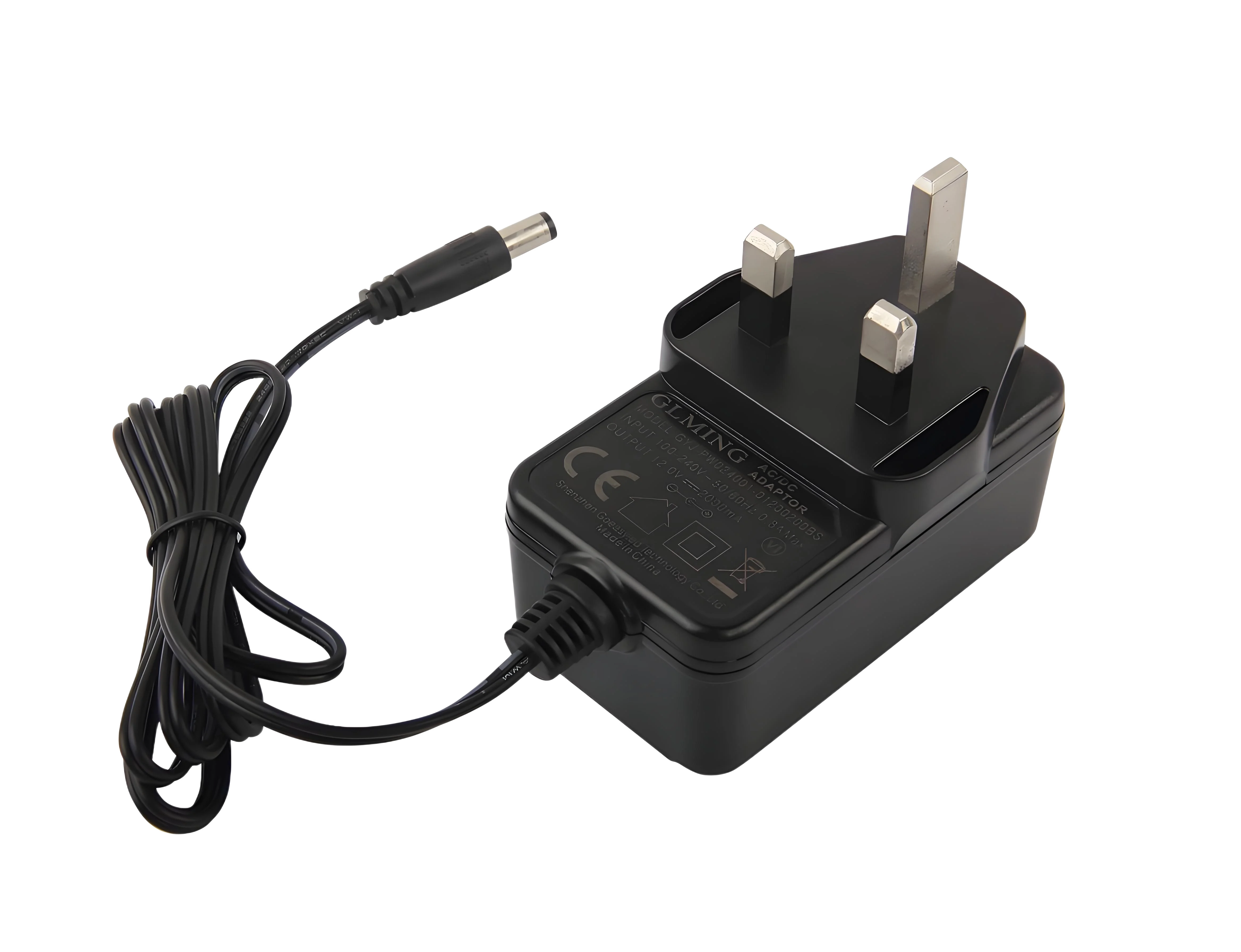 DC 12V 2A 3 メートルの長さの電源アダプタ 2.1 - Photography Uk のレビューと価格