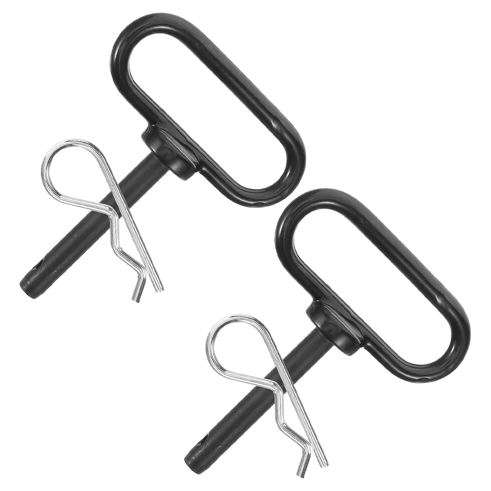 2 Pcs Lawn Mower Equalizer Sway Hitch Pins Hay Wagon Bolt Trailer Hooks Anti Wobble Lock for Tractor Mechanical Clip