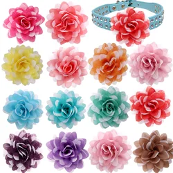 50/100PCS Dog Flower-Collar For Dogs Pets  Bow Tie  Collar  Accessories Pet  Dog Grooming Accessories  For Small Dogs