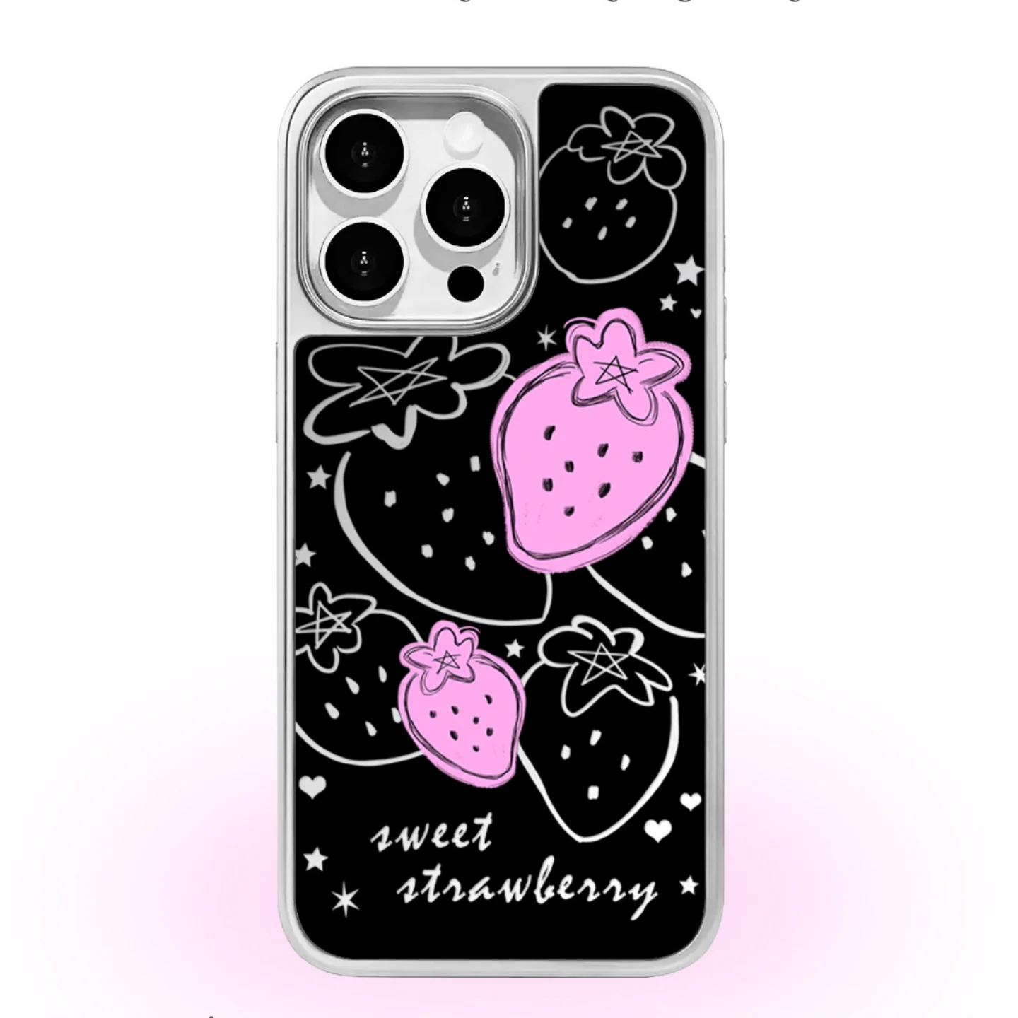 

Korean Phone Case for iPhone 17 16 15 Pro Max 14 13 Pro 12 11 Plus Camera Protection for Male Female Romantic Luxury Matte Cover