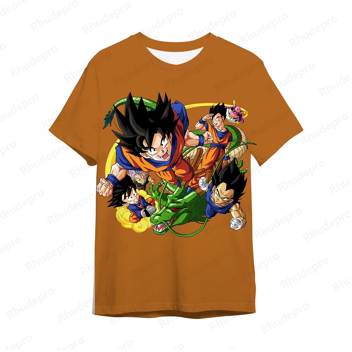 Camiseta de Dragon ball para hombre, ropa de Anime de gran tamaño, alta calidad, Y2k, regalo, estilo Harajuku, ropa de calle, tendencia Goku, 2024