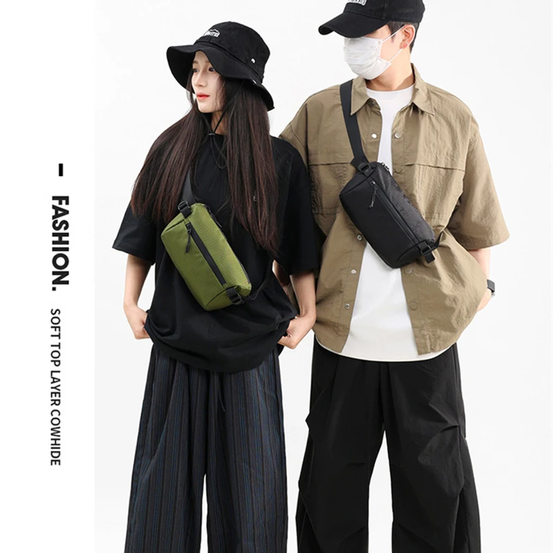 

Trendy Mini Crossbody Handbags Bag Women's Nylon Shoulder Side Bag for Men Messenger Phone Sling Bag Husband Chest Pack Wallet