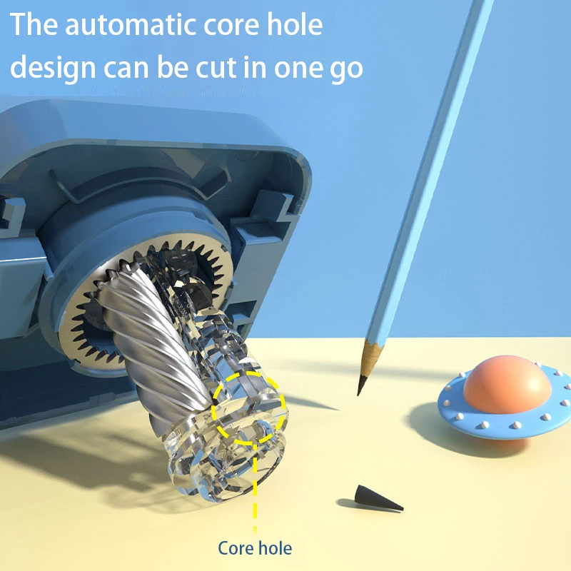 Deli астронавт электрическая точилка для карандашей Автоматическая точилка для карандашей 3s быстрая заточка принадлежности для школы Канцтовары