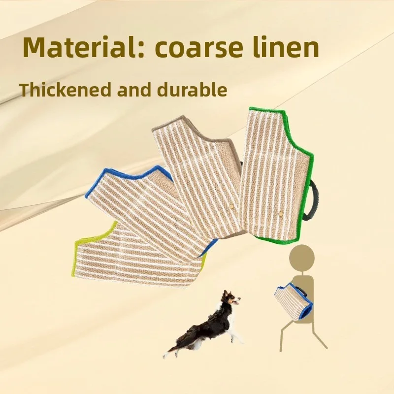 

Принадлежности для дрессировки собак, костюм для дрессировки собак, грубый конопляный рукав, утолщенный хлопающий рукав, мишень для укусов, немецкая овчарка, лошадь, собака