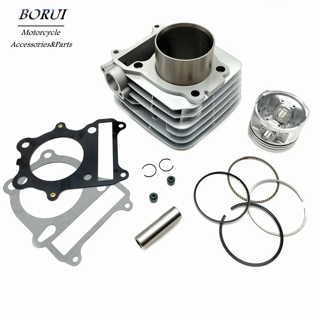 Motorcycle Performance Parts 72mm Engine Cylinder Kit Piston Ring Set For Suzuki GN250 DR250 DF250 GZ250 LT250 249CM3