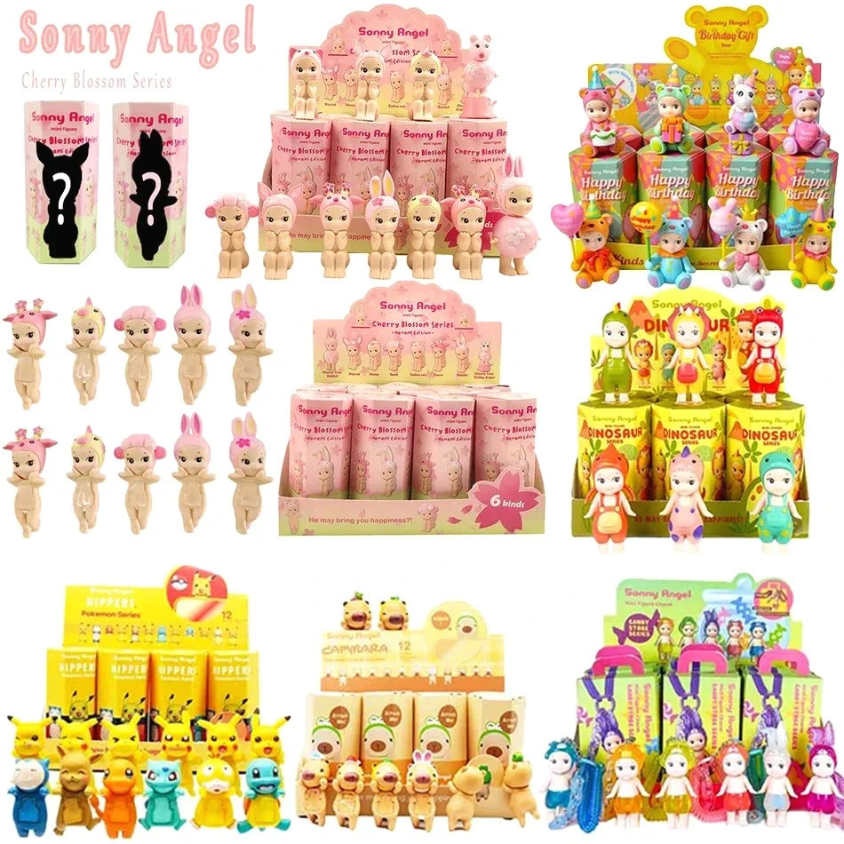 Cherry Blossom série boîte aveugle Hippers Mini Figure série fleur de cerisier figurine jouets pour les Fans enfants cadeau noël