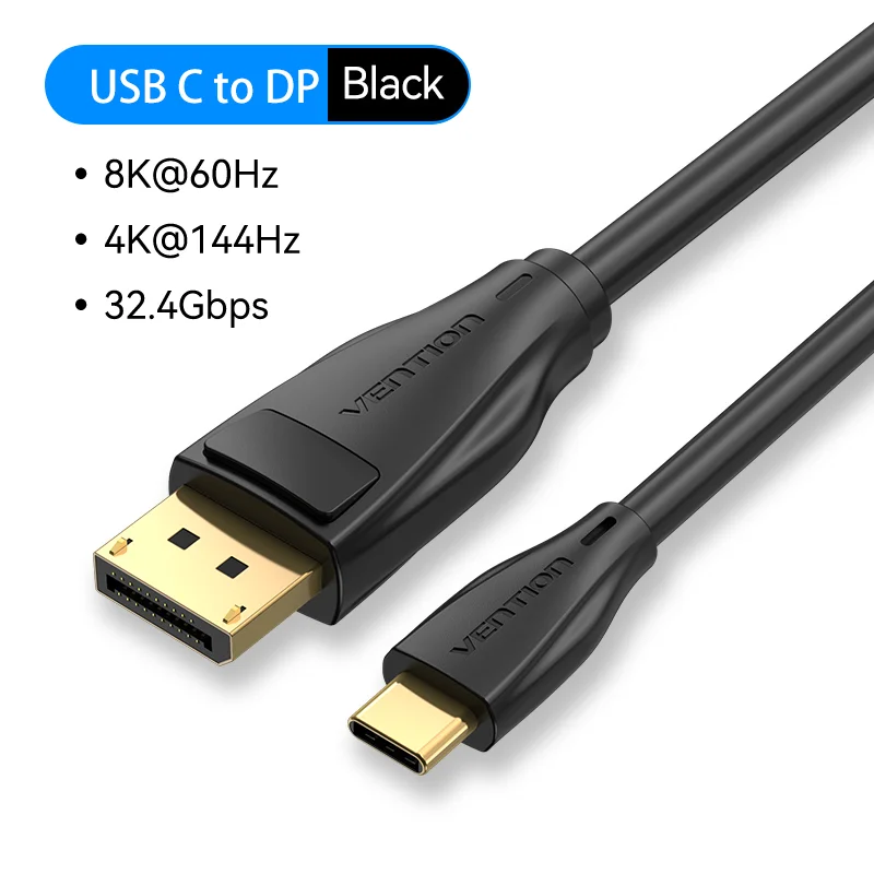 Ventie USB C naar DP Kabel USB Type C naar 8K 60Hz DisplayPort Bi Directionele Kabel voor iPhone Tablet PC Monitor HDCP HDR DP Snoer