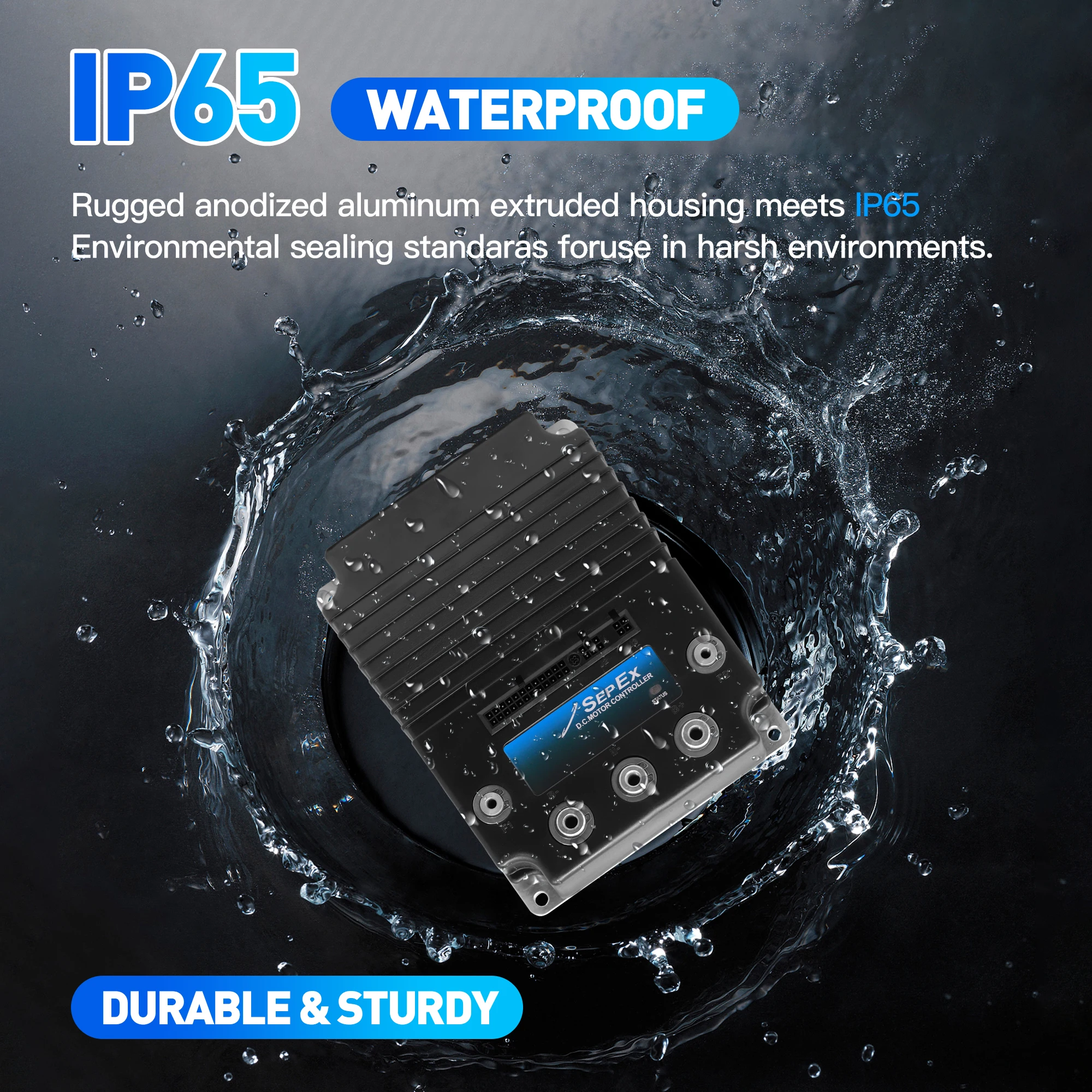 48 فولت 500A 1268-5503 وحدة تحكم المحرك SepEx لعربة جولف كورتيس تومبرلين إميرج