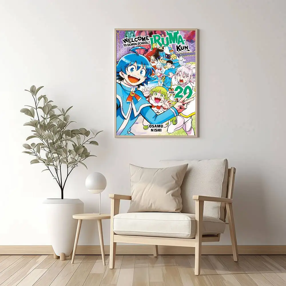 Anime Welcome To Demon School! Iruma Kun HD Poster Poster Painting Wall Art Mural For Living Room Home Decor And Gifts