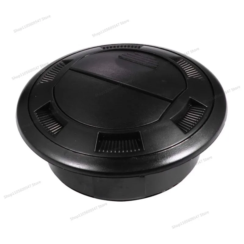 For RV bus round air conditioner out of trend roof air guide plate, black universal bus out of trend