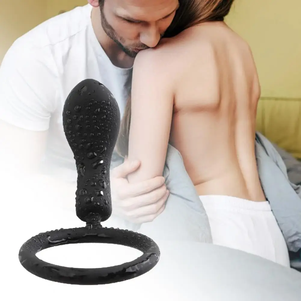 Penis Corrector Semen Locking Foreskin Ring Soft Penis Delay Ring Silicone Delay Ejaculation Lock Ring for Male Masturbators