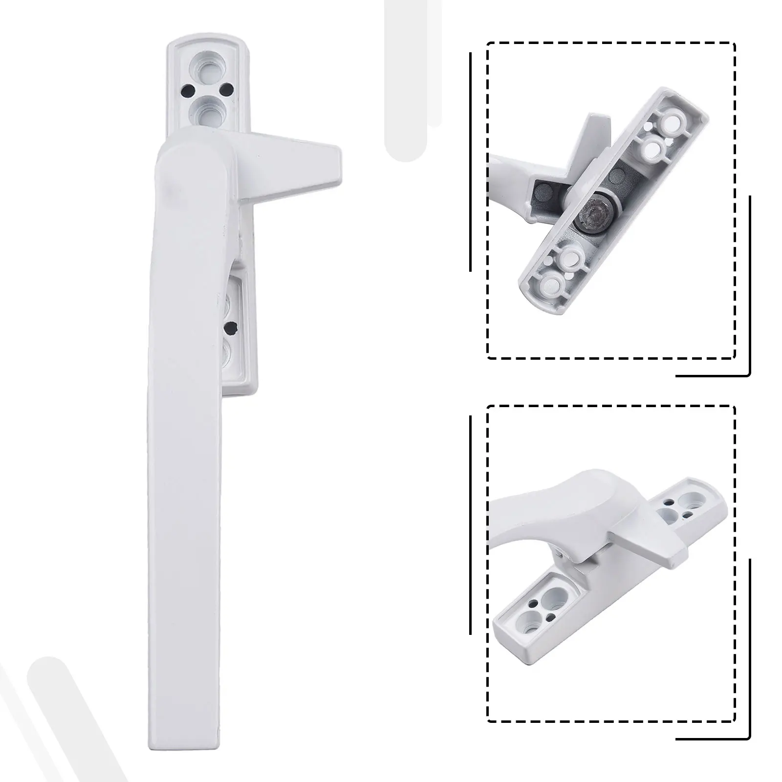 Handle For Window Left Right Hand Aluminum Alloy External Flat Handle For Window Durability And Practicality Window Hardware