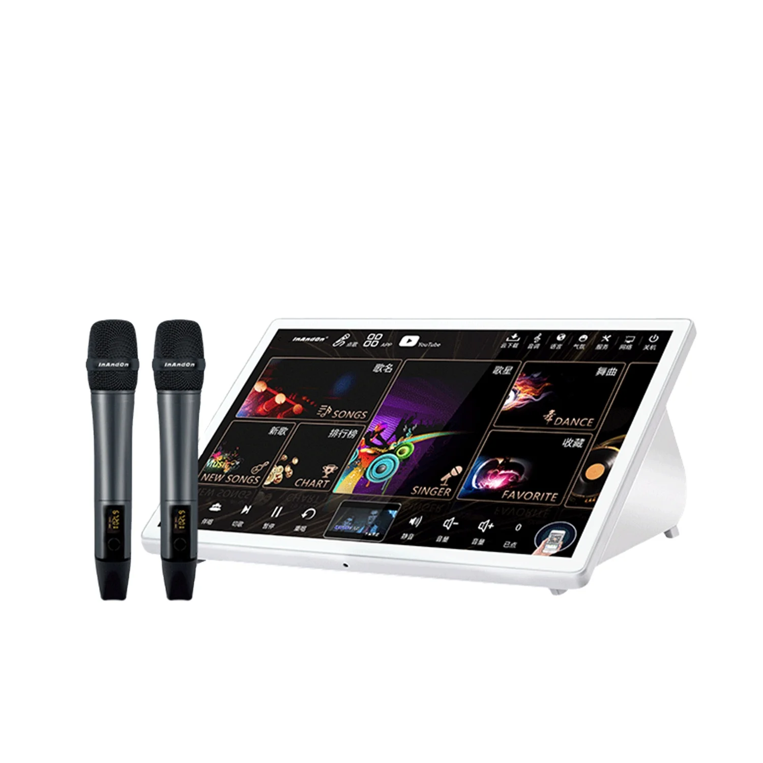 15.6 5in1 2T Powerful Wifi Connection 4k Output Professional Portable Karaoke Player Durable Using Machine