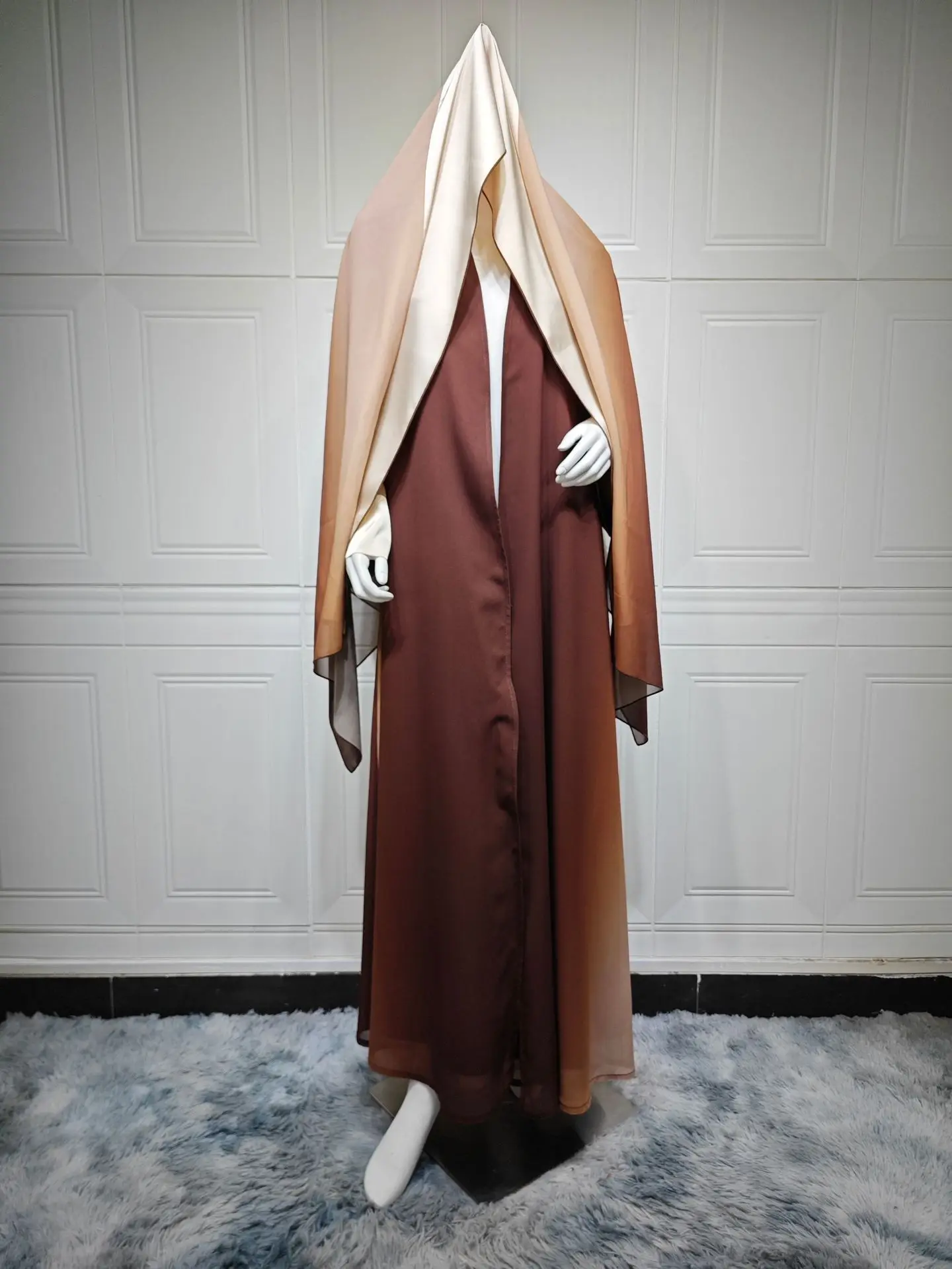 Eid Women Abaya Scarf Dress Cardigan Muslim Caftan Party Long Robe Jalabiya Ramadan Morocco Dubai Kaftan Vestidos Largos 6
