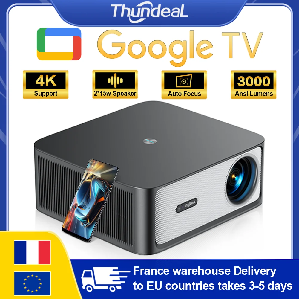 ThundeaL TD98Pro ATV Officieel gelicentieerde Google Android TV 1080P Projector Video TD98 Pro Theater Cinema Gaming Beam Projector