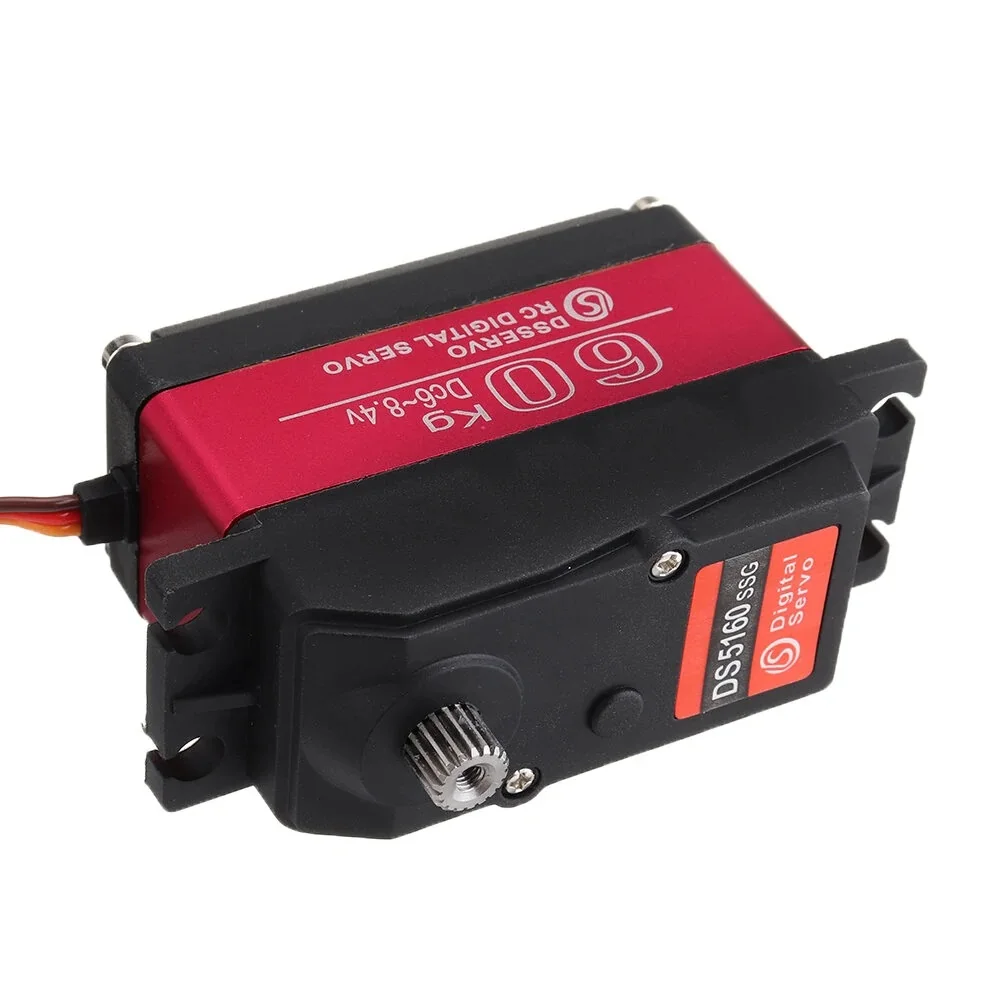 DSSERVO DS5160 HV 60kg 180°/270° 18T Metal Gear Digital Servo For 1/5 Redcat HPI Baja 5B SS RC Car Compatible SAVOX-0236 LOSI XL