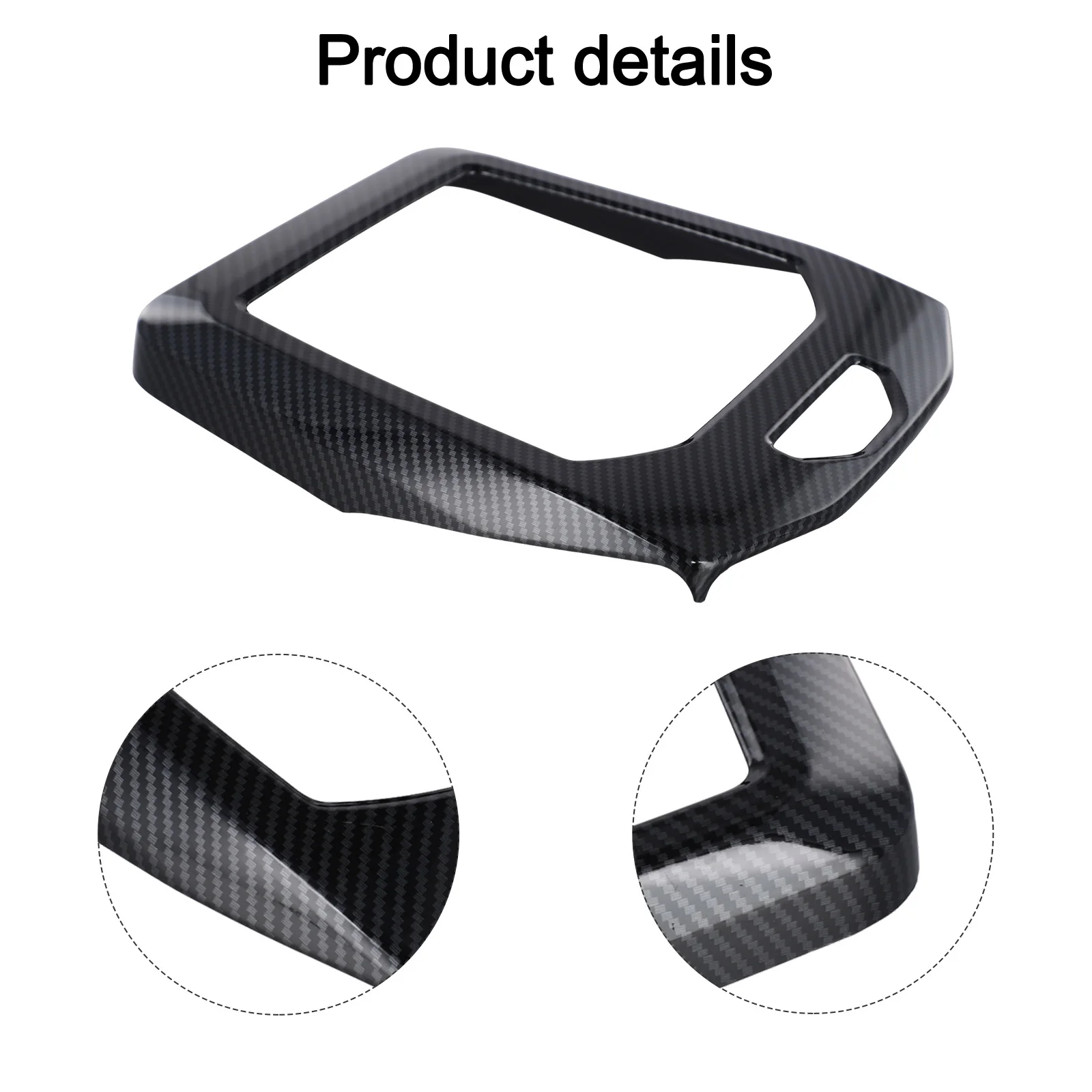 Superior Protection against Fading with Carbon Fiber Center Console Frame Trim Cover for BMW 5 Series G60 2024